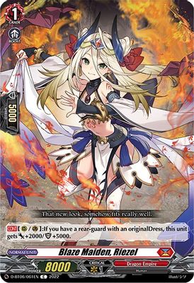 Blaze Maiden, Riezel