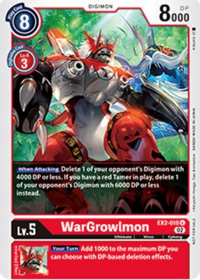 WarGrowlmon - EX2-010 (Tamer Party Vol. 6 Promo)