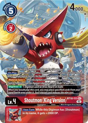 Shoutmon (King Version) (Alternate Art)