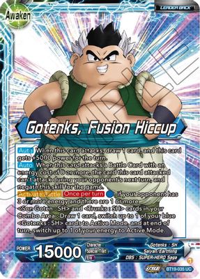 Son Goten & Trunks // Gotenks, Fusion Hiccup