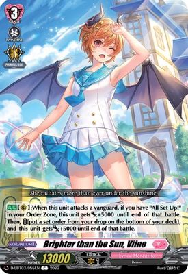 Brighter than the Sun, Viine