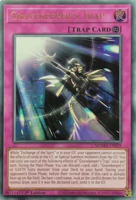 Gravekeeper's Trap (Ultra Pharaoh's Rare)