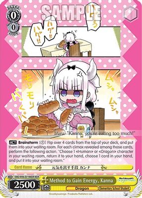 Method to Gain Energy, Kanna (MDR)