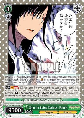Shut-in Being Serious, Fafnir (MDR)
