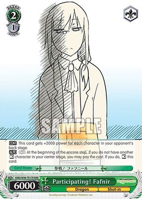 Participating! Fafnir (RRR)