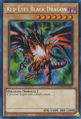 Red-Eyes Black Dragon (Secret Pharaoh's Rare)