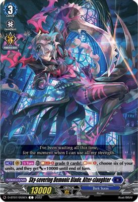Sky-severing Demonic Blade, Alter-slaughter