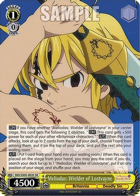 Meliodas: Wielder of Lostvayne (SR)