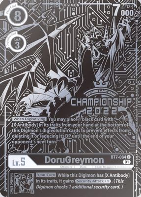 DoruGreymon (2022 Championship Finals 2nd Place)