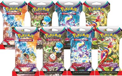 Scarlet & Violet Sleeved Booster Pack Bundle [Set of 8]