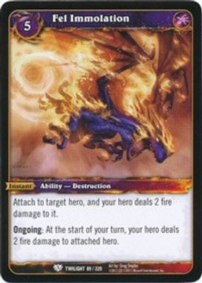 Fel Immolation