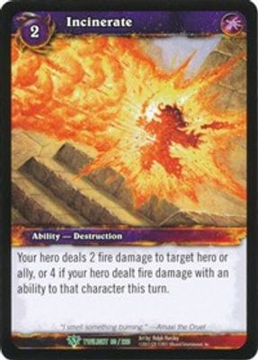 Incinerate