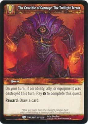 The Crucible of Carnage: The Twilight Terror