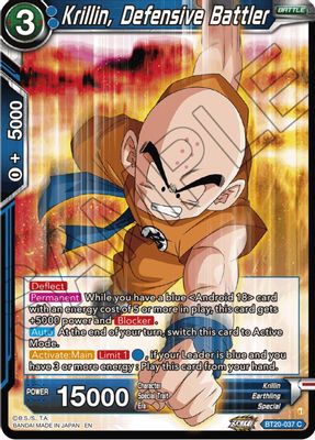 Krillin, Defensive Battler