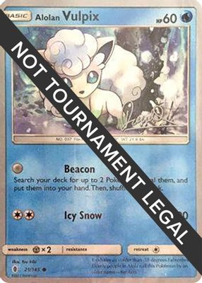 Alolan Vulpix - 2017 (Diego Cassiraga)