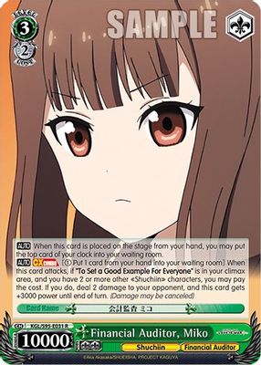 Financial Auditor, Miko