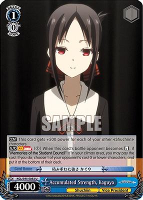 Accumulated Strength, Kaguya