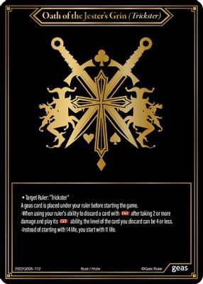 Oath of the Jester's Grin (Trickster)