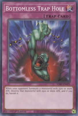 Bottomless Trap Hole