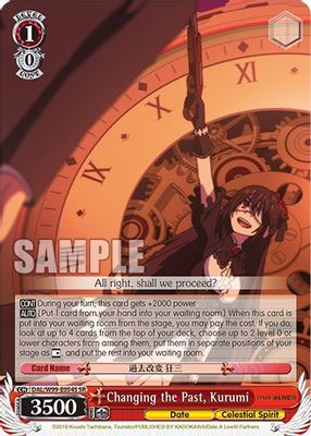 Changing the Past, Kurumi (SR)