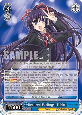Realized Feelings, Tohka