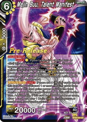 Majin Buu, Talent Manifest