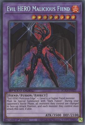 Evil HERO Malicious Fiend (Secret Rare)