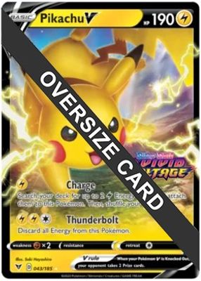 Pikachu V - 043/185 (Vivid Voltage Stamped)