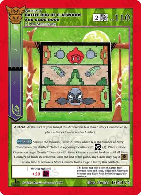 Battle Rug of Flatwoods and Slide-Rock