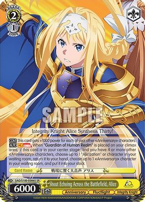 Shout Echoing Across the Battlefield, Alice (SR)