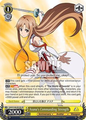 Asuna's Commanding Strength (SR)