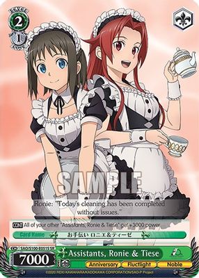 Assistants, Ronie & Tiese (SR)