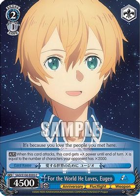 For the World He Loves, Eugeo