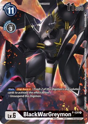 BlackWarGreymon - P-026 (Winner Pack Across Time)