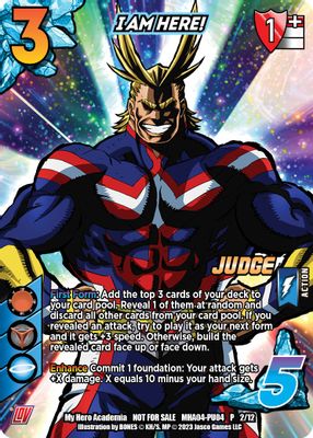 I AM HERE! (Plus Ultra Pack 4 Judge)