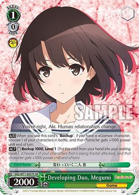 Developing Duo, Megumi (SR)
