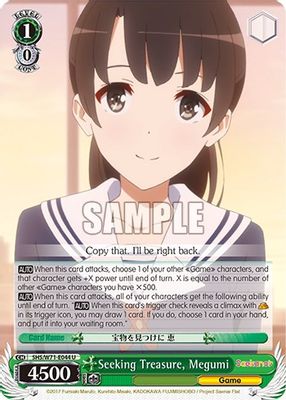 Seeking Treasure, Megumi