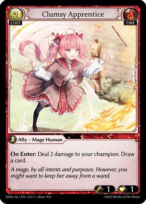 Clumsy Apprentice