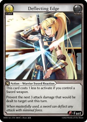 Deflecting Edge