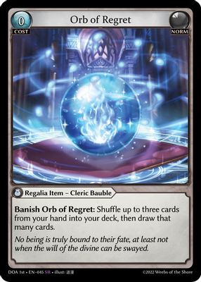 Orb of Regret