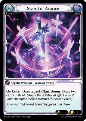 Sword of Avarice