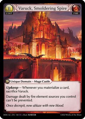 Varuck, Smoldering Spire