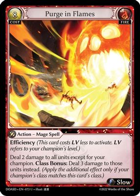 Purge in Flames