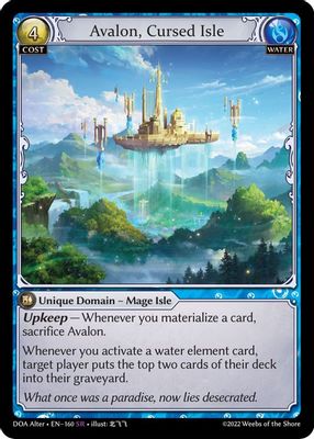 Avalon, Cursed Isle