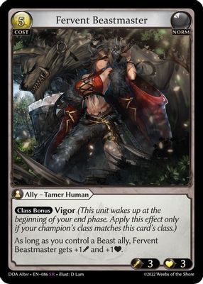 Fervent Beastmaster