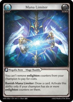 Mana Limiter