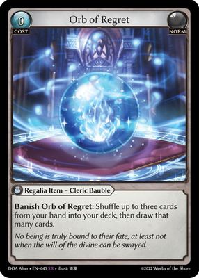 Orb of Regret
