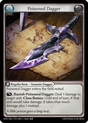 Poisoned Dagger
