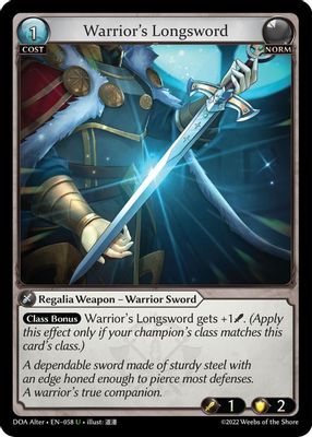 Warrior's Longsword