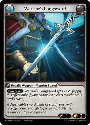 Warrior's Longsword